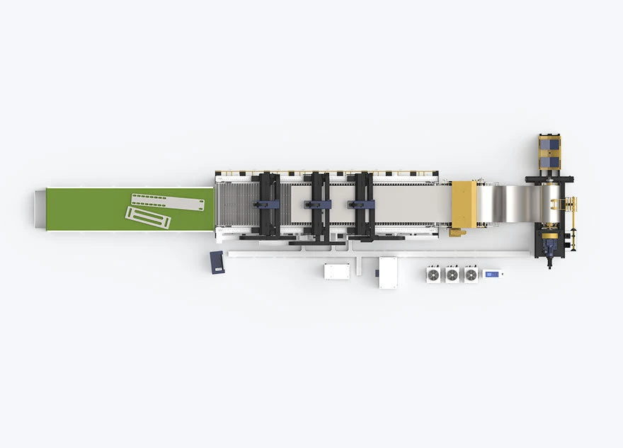 Muti-Beam Roll Falttening Laser Processing Machine with Good Power and Efficiency Wich Can Make Plate and Marking
